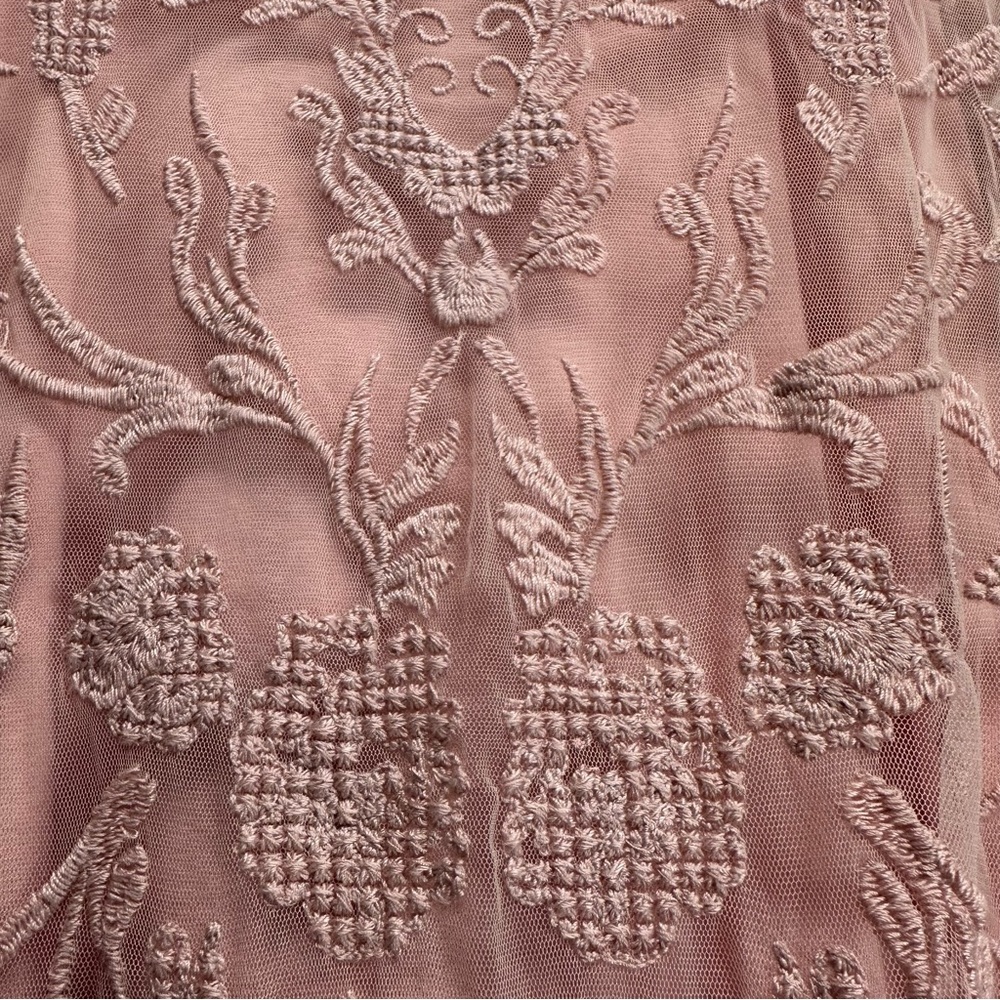 Sundance True Grace Pink Lace Dress Blush Pink Size PXS Coquette Feminine Soft - Picture 9 of 15